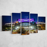 Bank of America Stadium, Stadium Canvas, Sport Art, Large Canvas, Multi Panels, Canvas Prints Wall Art Decor