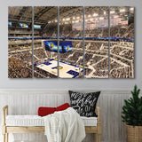 Bankers Life Fieldhouse, Stadium Canvas, Sport Art, Gift for him, Multi Panels B, Canvas Prints Wall Art Decor