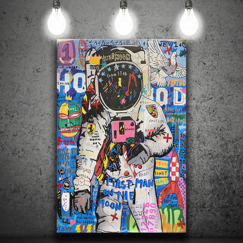 Be Someone Houston Astronaut. Canvas – SimulationGifts