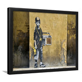 Banksy Hip Hop Bop Street Art Framed Art Prints, Wall Art,Home Decor,Framed Picture