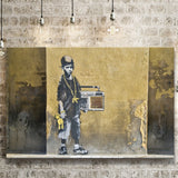Banksy Hip Hop Bop Street Art Canvas Prints Wall Art Home Decor