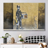 Banksy Hip Hop Bop Street Art Canvas Prints Wall Art Home Decor