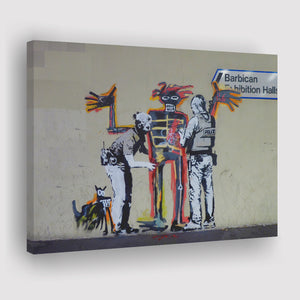 Banksy Jm Basquiat Banksy Graffiti Street Art Canvas Prints Wall Art - Painting Canvas,Wall Decor, Painting Prints,For Sale