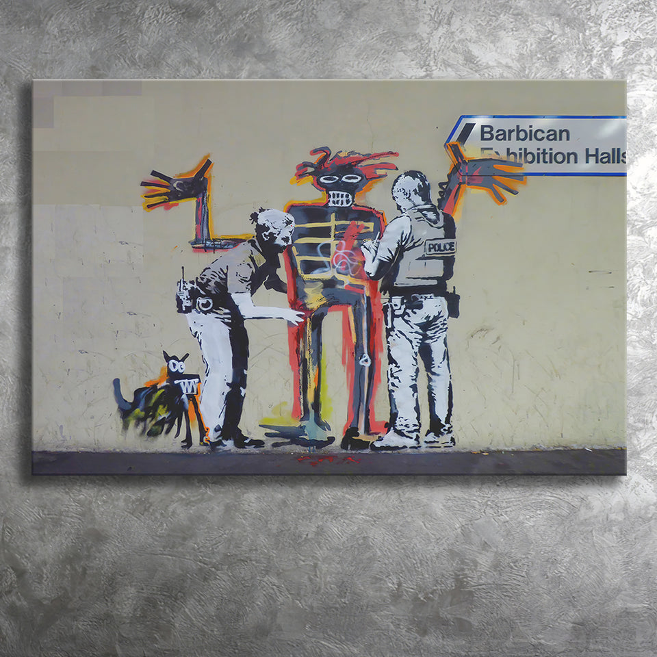 Banksy Jm Basquiat Banksy Graffiti Street Art Canvas Prints Wall Art - Painting Canvas,Wall Decor, Painting Prints,For Sale