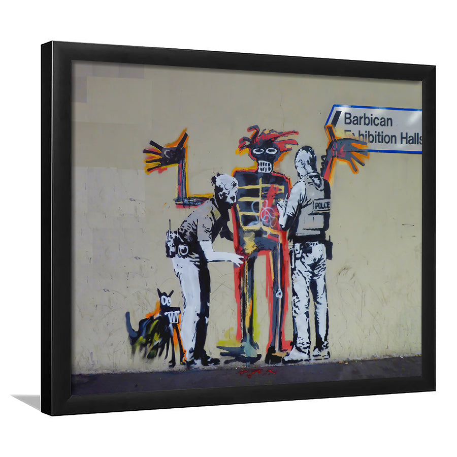 Banksy Jm Basquiat Banksy Graffiti Street Art Framed Art Prints Wall Decor - Painting Prints,Wall Art, Framed Picture,For Sale