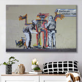 Banksy Jm Basquiat Banksy Graffiti Street Art Canvas Prints Wall Art - Painting Canvas,Wall Decor, Painting Prints,For Sale