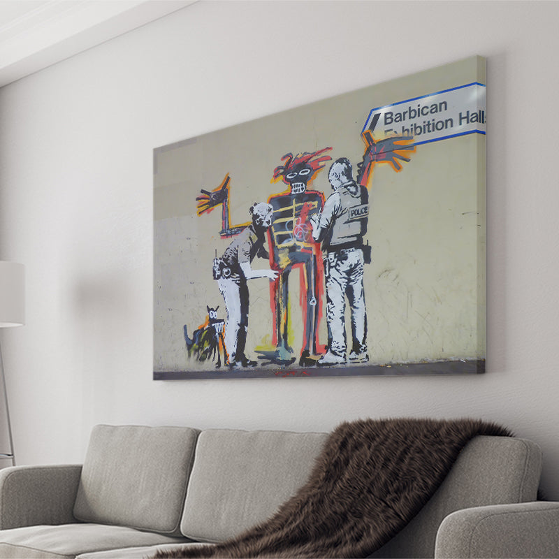 Banksy Jm Basquiat Banksy Graffiti Street Art Canvas Prints Wall Art - Painting Canvas,Wall Decor, Painting Prints,For Sale