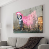 Banksy Migrant Child, Street Art Canvas Prints Wall Art Home Decor