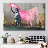Banksy Migrant Child, Street Art Canvas Prints Wall Art Home Decor