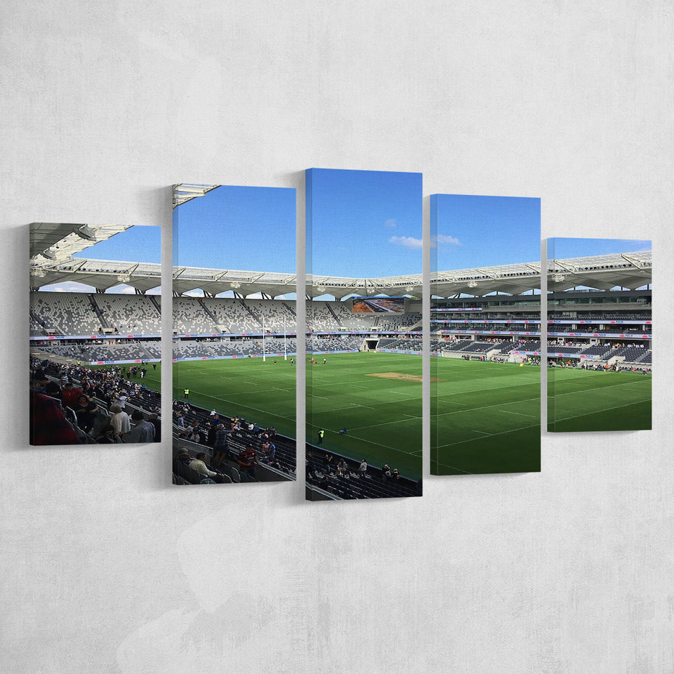 Bankwest Stadium in Australia, Stadium Canvas, Sport Art, Large Canvas, Multi Panels, Canvas Prints Wall Art Decor