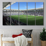 Bankwest Stadium in Australia, Stadium Canvas, Sport Art, Gift for him, Multi Panels B, Canvas Prints Wall Art Decor