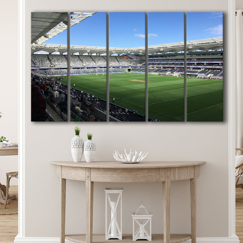 Bankwest Stadium in Australia, Stadium Canvas, Sport Art, Gift for him, Multi Panels B, Canvas Prints Wall Art Decor