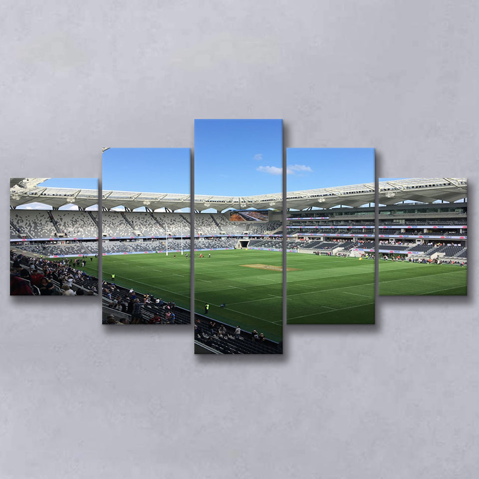 Bankwest Stadium in Australia, Stadium Canvas, Sport Art, Large Canvas, Multi Panels, Canvas Prints Wall Art Decor
