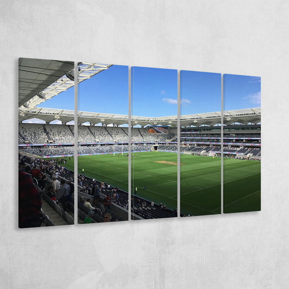 Bankwest Stadium in Australia, Stadium Canvas, Sport Art, Gift for him, Multi Panels B, Canvas Prints Wall Art Decor