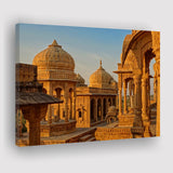 Bara Bagh Temple in India Canvas Art ,Ancient Indian Canvas Prints Wall Art Home Decor - Painting Canvas, Ready to hang