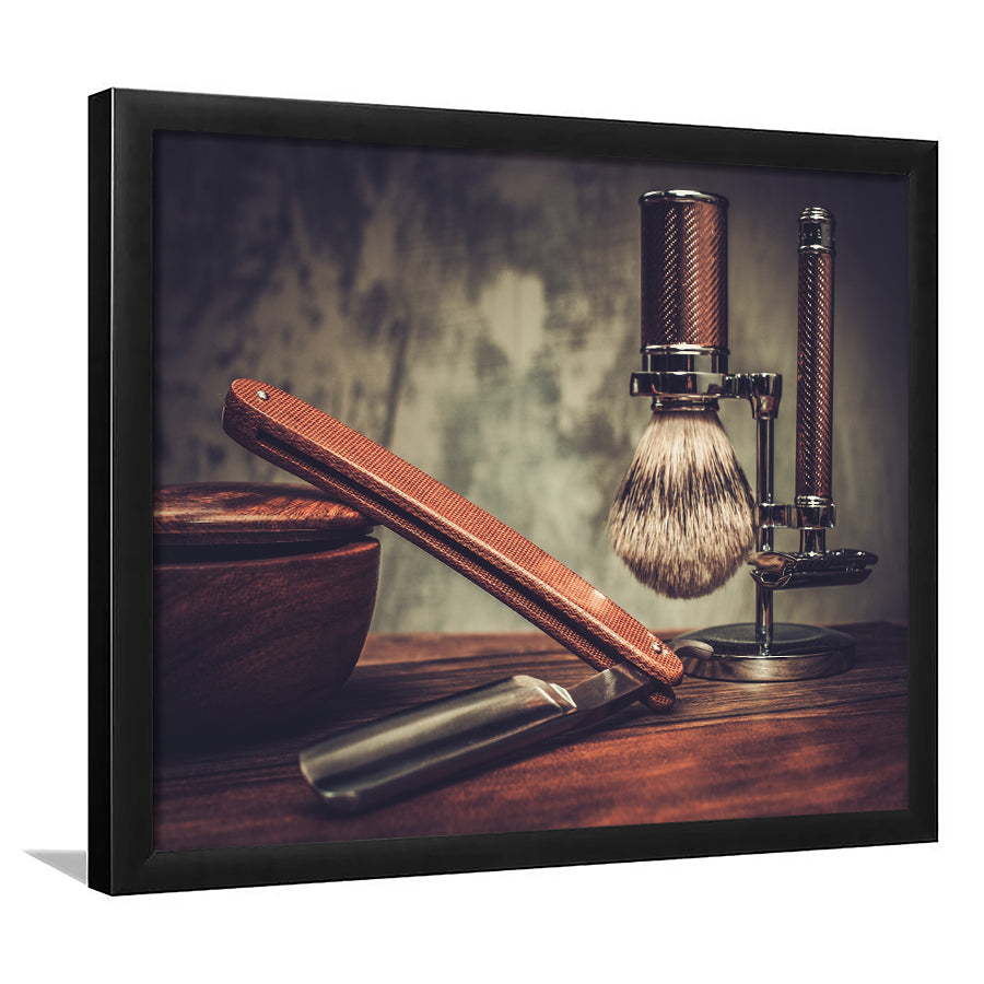 Barber Shop Decor Framed Art Prints Wall Decor - Painting Prints, Framed Picture
