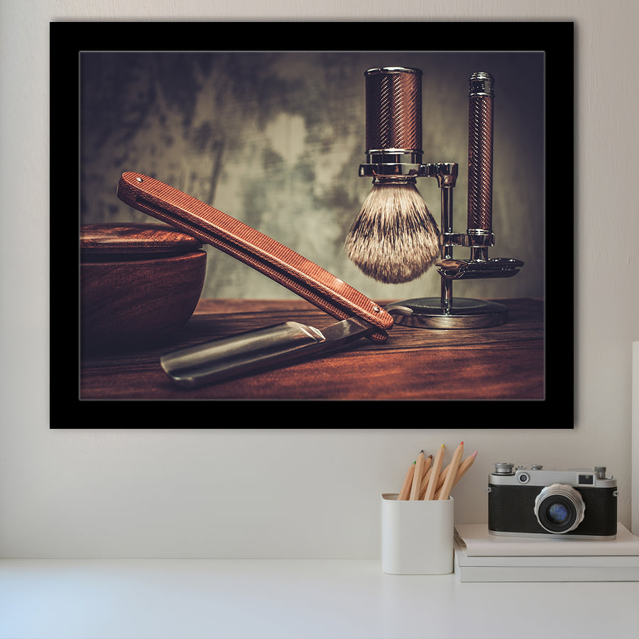 Barber Shop Decor Framed Art Prints Wall Decor - Painting Prints, Framed Picture
