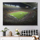 Barcelona Catalonia Football Stadium, Stadium Canvas, Sport Art, Gift for him, Fan Gift, Canvas Prints Wall Art Decor