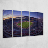 Barcelona Spain Camp Nou, Stadium Canvas, Sport Art, Gift for him, Multi Panels B, Canvas Prints Wall Art Decor