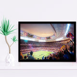 Barcelona Stadium, Stadium Canvas, Sport Art, Gift for him, Framed Art Prints Wall Art Decor, Framed Picture