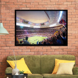 Barcelona Stadium, Stadium Canvas, Sport Art, Gift for him, Framed Art Prints Wall Art Decor, Framed Picture