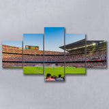 Barcelona Wall Art Camp Nou Stadium Canvas Prints La Liga,Multi Panels,Sport Stadium Art Prints, Fan Gift