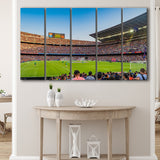 Barcelona Wall Art Camp Nou Stadium Canvas Prints La Liga,Multi Panels B,Sport Stadium Art Prints, Fan Gift