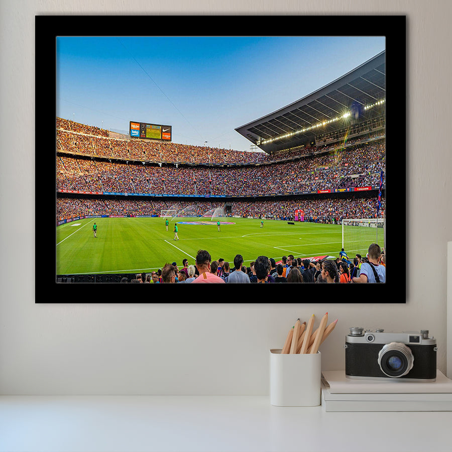Barcelona Wall Art Camp Nou Stadium Art Prints La Liga,Sport Stadium Art Prints, Fan Gift, Wall Decor