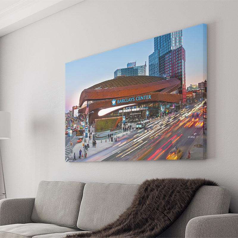 Barclays Center, Stadium Canvas, Sport Art, Gift for him, Fan Gift, Canvas Prints Wall Art Decor