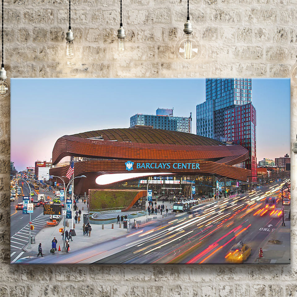 Barclays Center, Stadium Canvas, Sport Art, Gift for him, Fan Gift, Canvas Prints Wall Art Decor