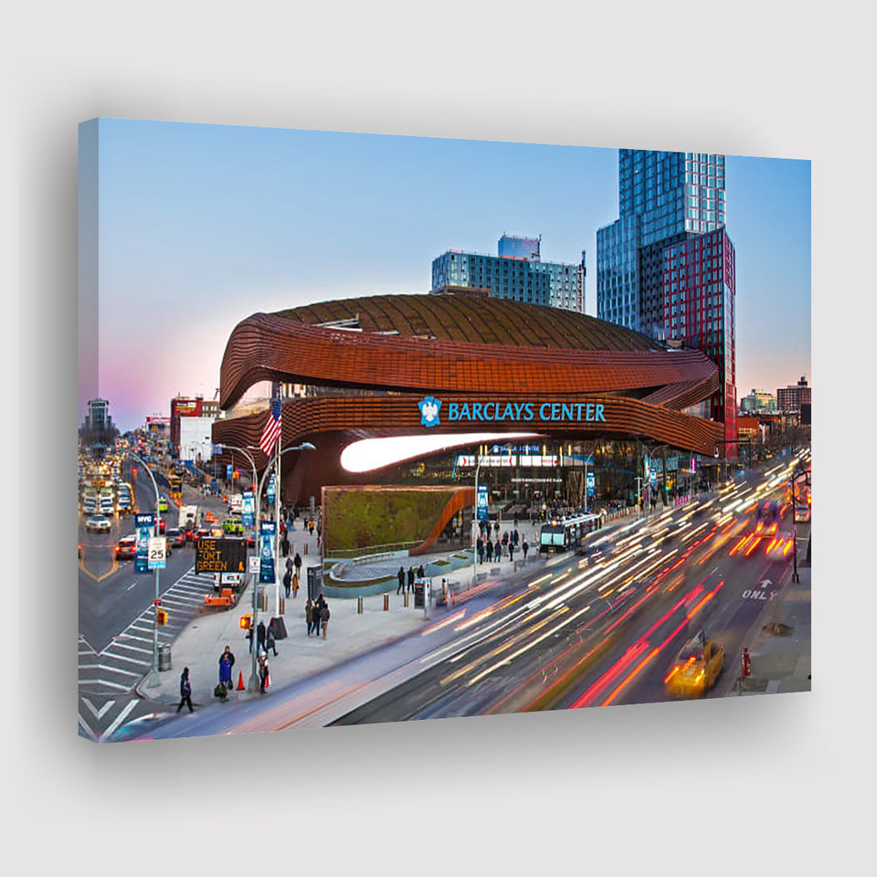 Barclays Center, Stadium Canvas, Sport Art, Gift for him, Fan Gift, Canvas Prints Wall Art Decor