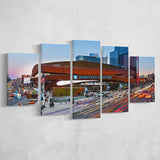 Barclays Center, Stadium Canvas, Sport Art, Large Canvas, Multi Panels, Canvas Prints Wall Art Decor