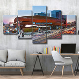 Barclays Center, Stadium Canvas, Sport Art, Large Canvas, Multi Panels, Canvas Prints Wall Art Decor