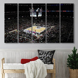 Barclays Center Stadium, Stadium Canvas, Sport Art, Gift for him, Multi Panels B, Canvas Prints Wall Art Decor