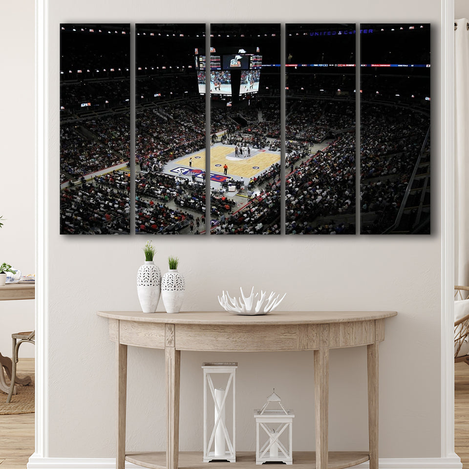 Barclays Center Stadium, Stadium Canvas, Sport Art, Gift for him, Multi Panels B, Canvas Prints Wall Art Decor