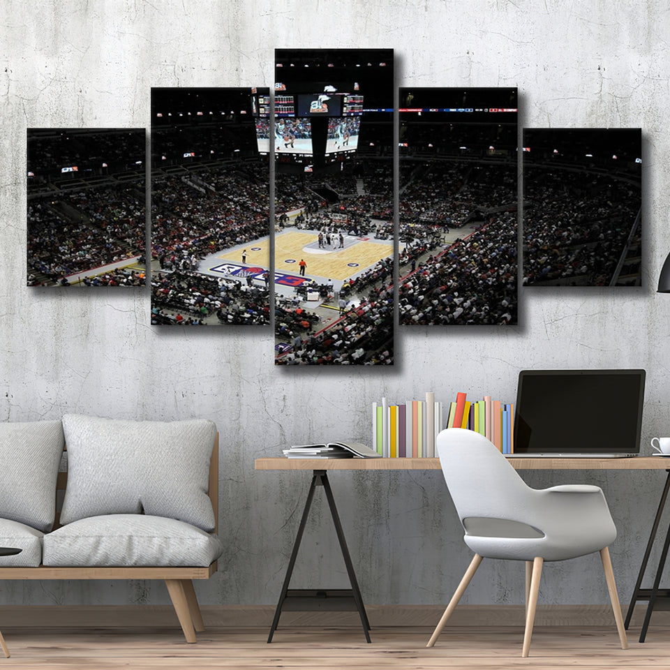 Barclays Center Stadium, Stadium Canvas, Sport Art, Large Canvas, Multi Panels, Canvas Prints Wall Art Decor