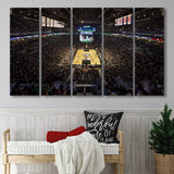Barclays Sports Center, Stadium Canvas, Sport Art, Gift for him, Multi Panels B, Canvas Prints Wall Art Decor