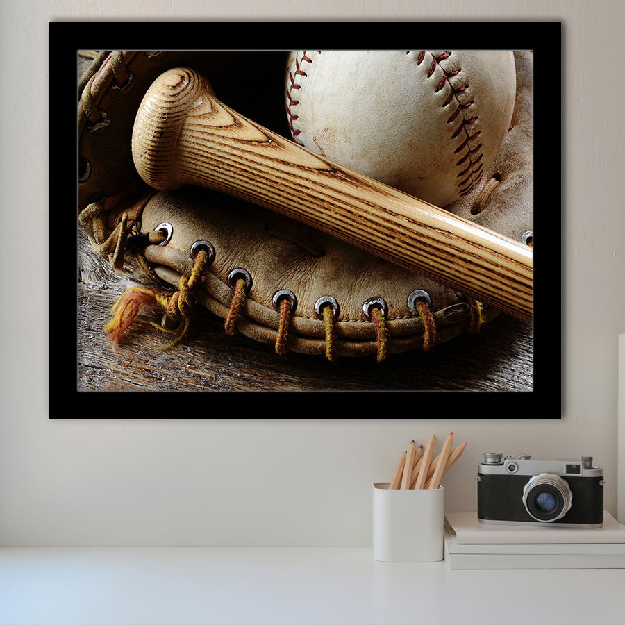 Baseball Cool Art Framed Art Prints Wall Decor - Painting Prints, Framed Picture, Home Decor