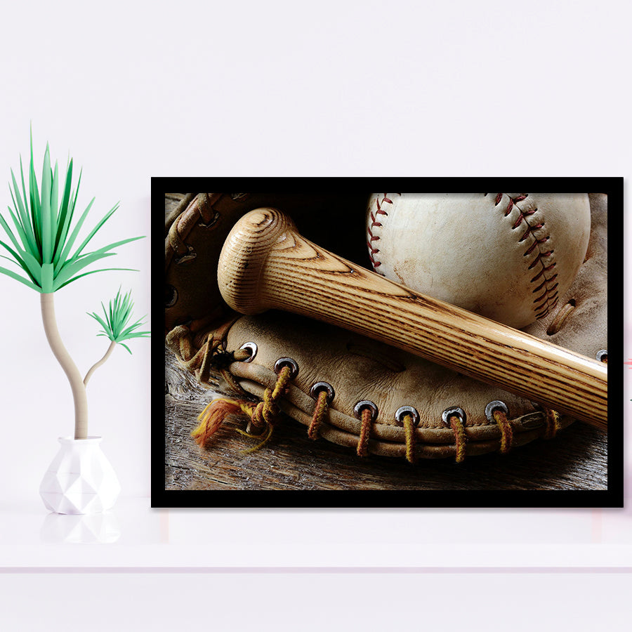 Baseball Cool Art Framed Art Prints Wall Decor - Painting Prints, Framed Picture, Home Decor