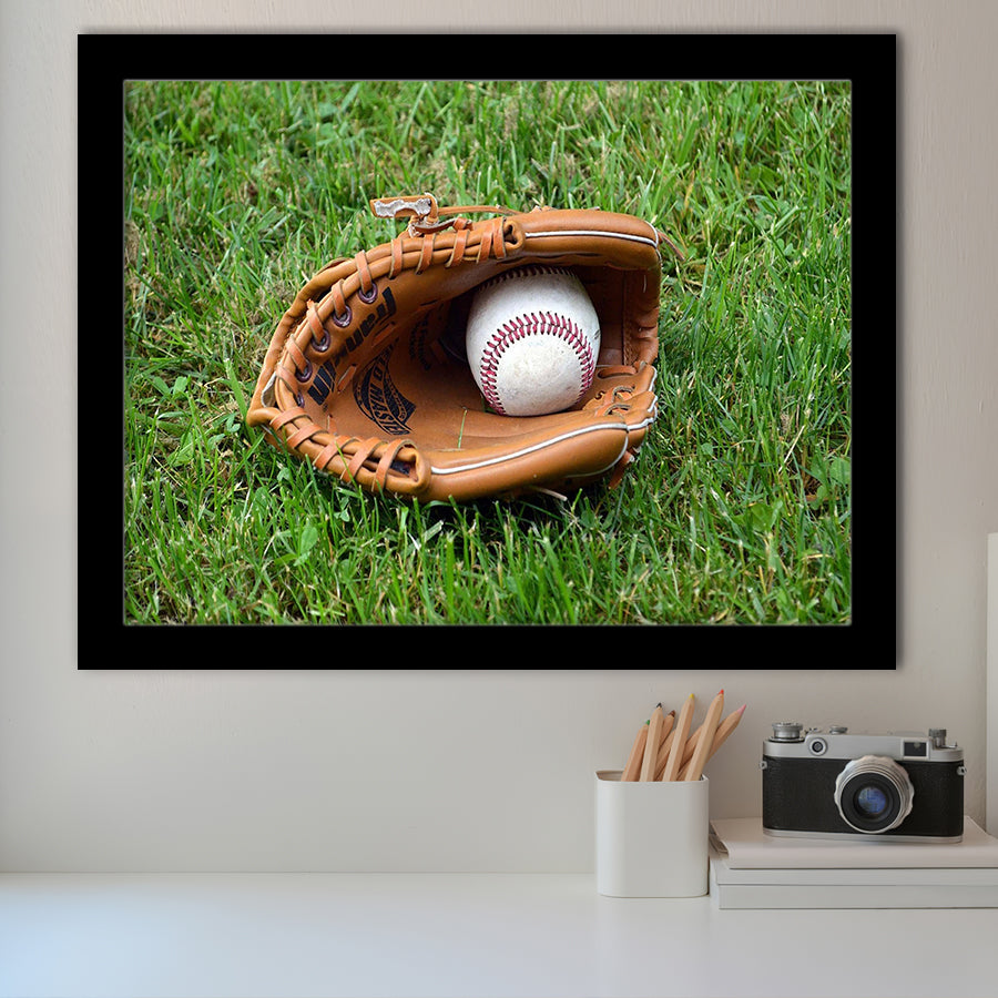 Baseball Glove Wall Art Sport Stadium Art Prints Decor Baseball,Sport Stadium Art Prints, Fan Gift, Wall Decor