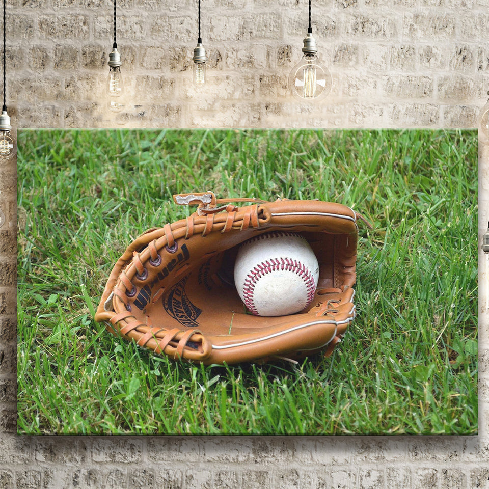 Baseball Glove Wall Art Sport Stadium Canvas Prints Decor Baseball,Sport Stadium Art Prints, Fan Gift, Wall Decor