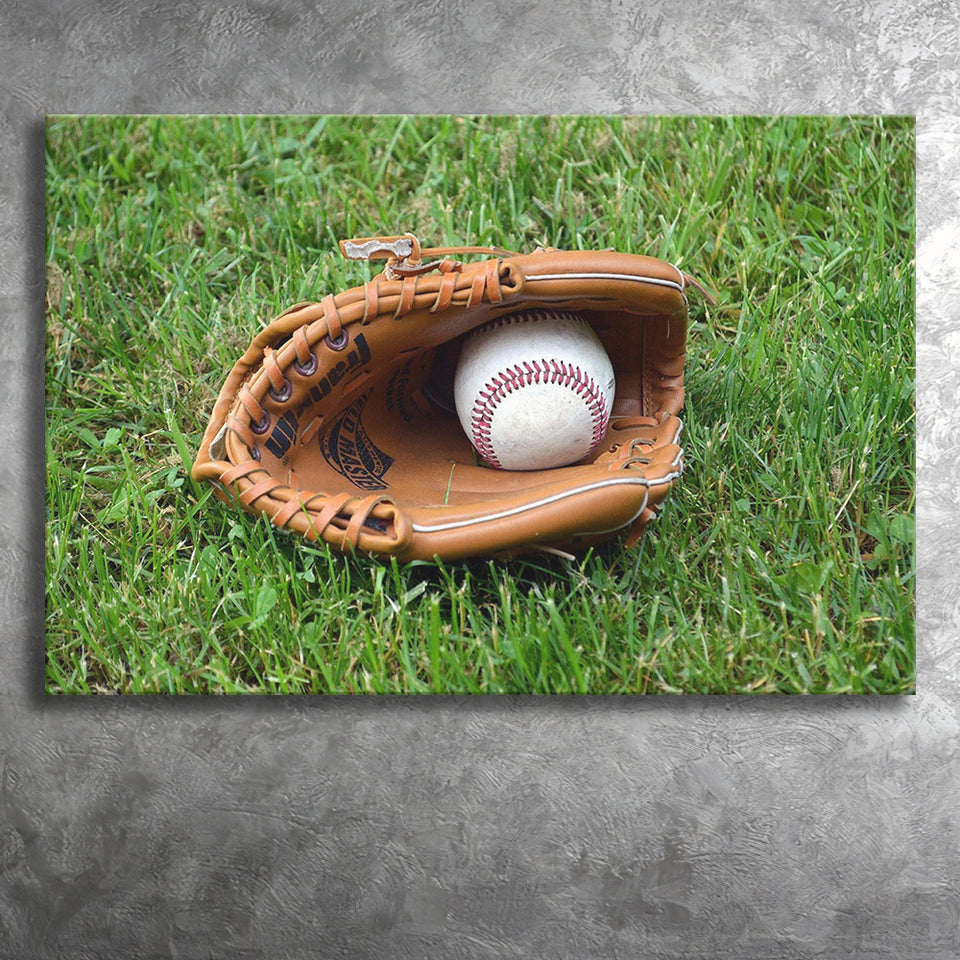 Baseball Glove Wall Art Sport Stadium Canvas Prints Decor Baseball,Sport Stadium Art Prints, Fan Gift, Wall Decor