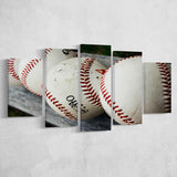 Baseball, Vintage Baseball Multi Panels,Canvas Prints Wall Art Home Decor