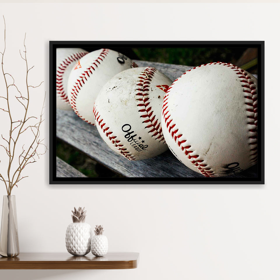 Canvas Print Baseball Ball 