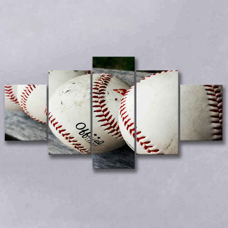 Baseball, Vintage Baseball Multi Panels,Canvas Prints Wall Art Home Decor
