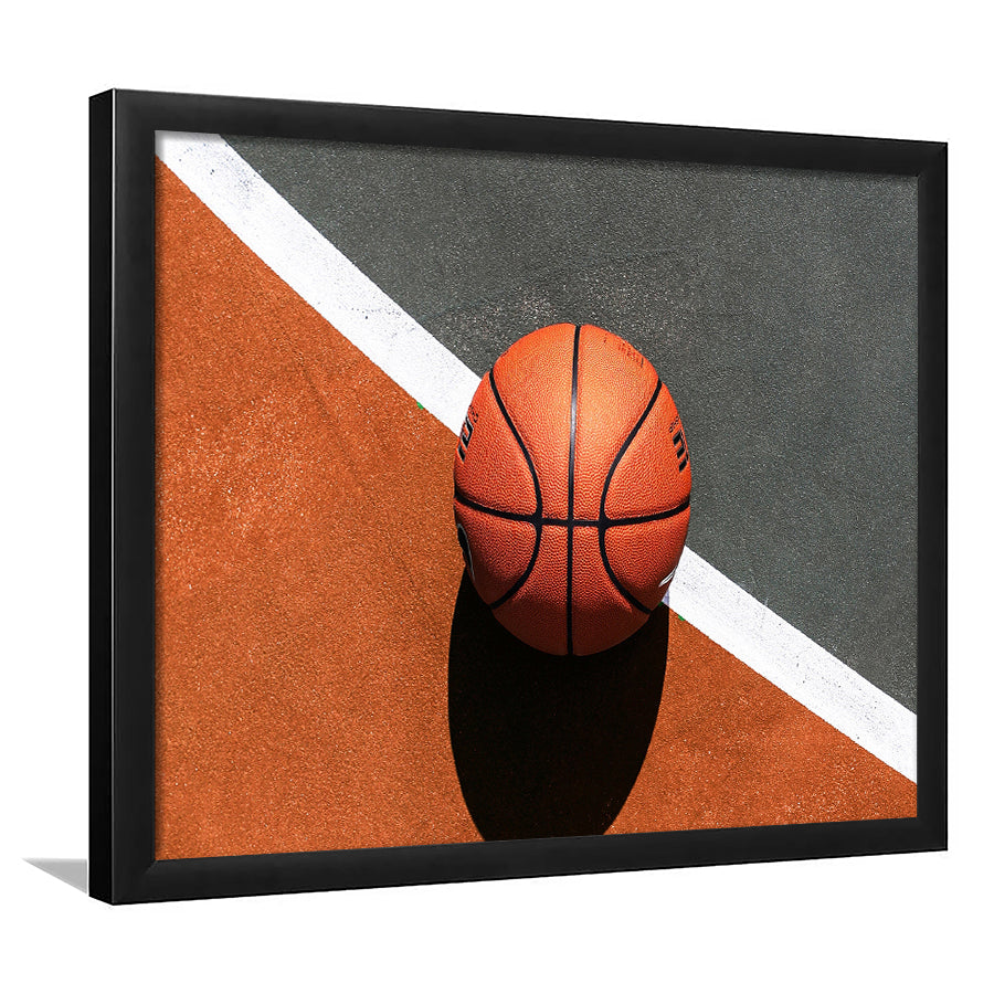 Basketball, Basketball Framed Art Prints Wall Art Decor,Black Frame, Ready to hang