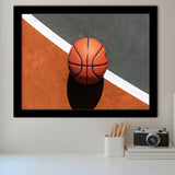 Basketball, Basketball Framed Art Prints Wall Art Decor,Black Frame, Ready to hang