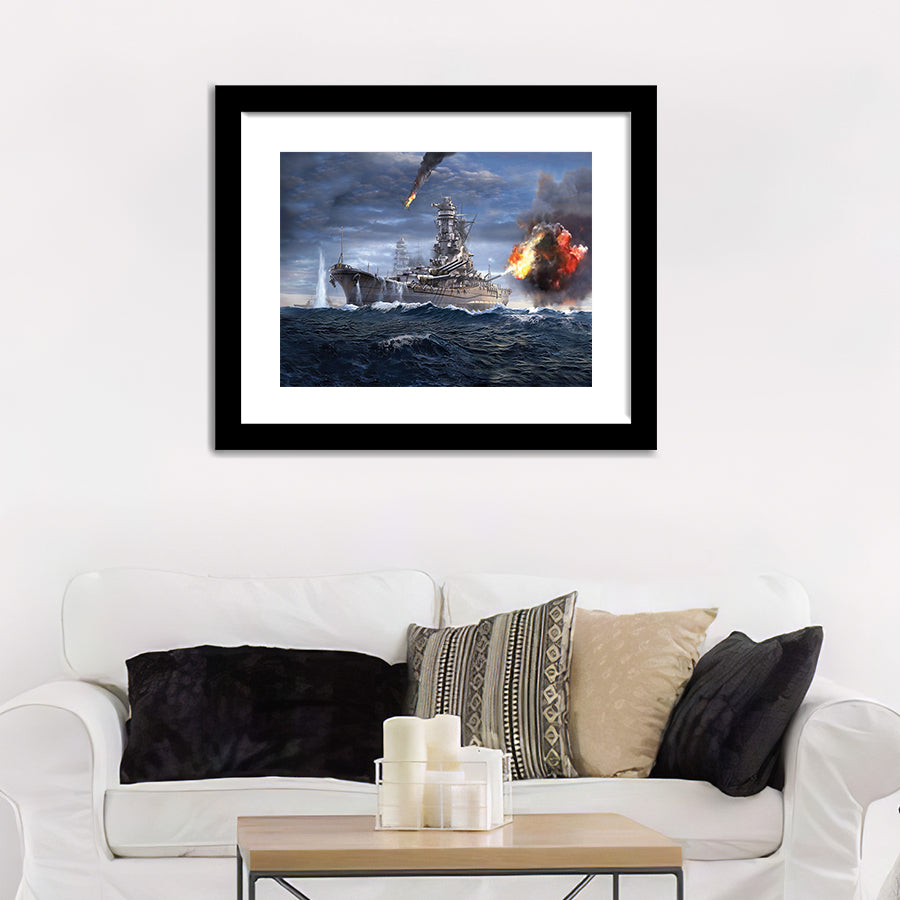 Battleship Warships Of The World Wall Art Print - Framed Art, Framed Prints, Painting Print