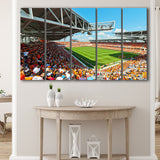 Baum Walker Stadium, Stadium Canvas, Sport Art, Gift for him, Multi Panels B, Canvas Prints Wall Art Decor