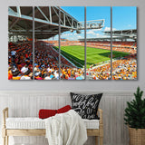 Baum Walker Stadium, Stadium Canvas, Sport Art, Gift for him, Multi Panels B, Canvas Prints Wall Art Decor